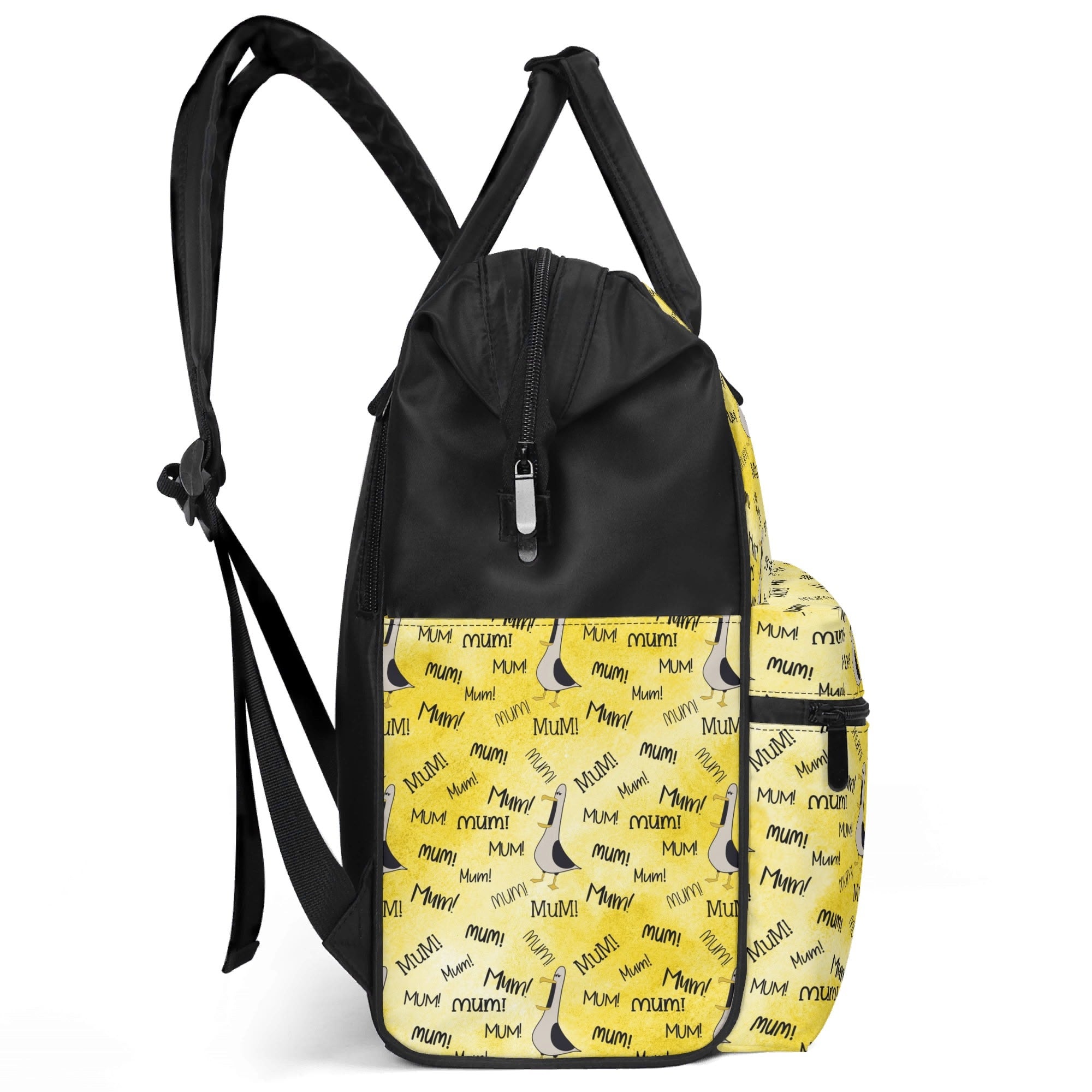 Mum Seagull Multi Pocket Backpack Multi Pocket Backpack animal Mum Printed Offshore