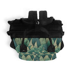 Leaf Pattern Multi Pocket Backpack Multi Pocket Backpack Plants Printed Offshore