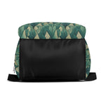 Leaf Pattern Multi Pocket Backpack Multi Pocket Backpack Plants Printed Offshore