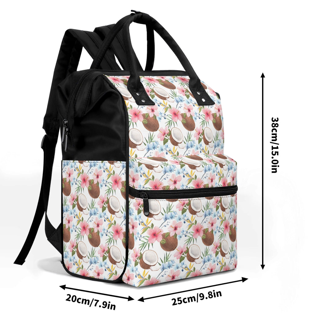 Coconuts Multi Pocket Backpack Multi Pocket Backpack Food Printed Offshore