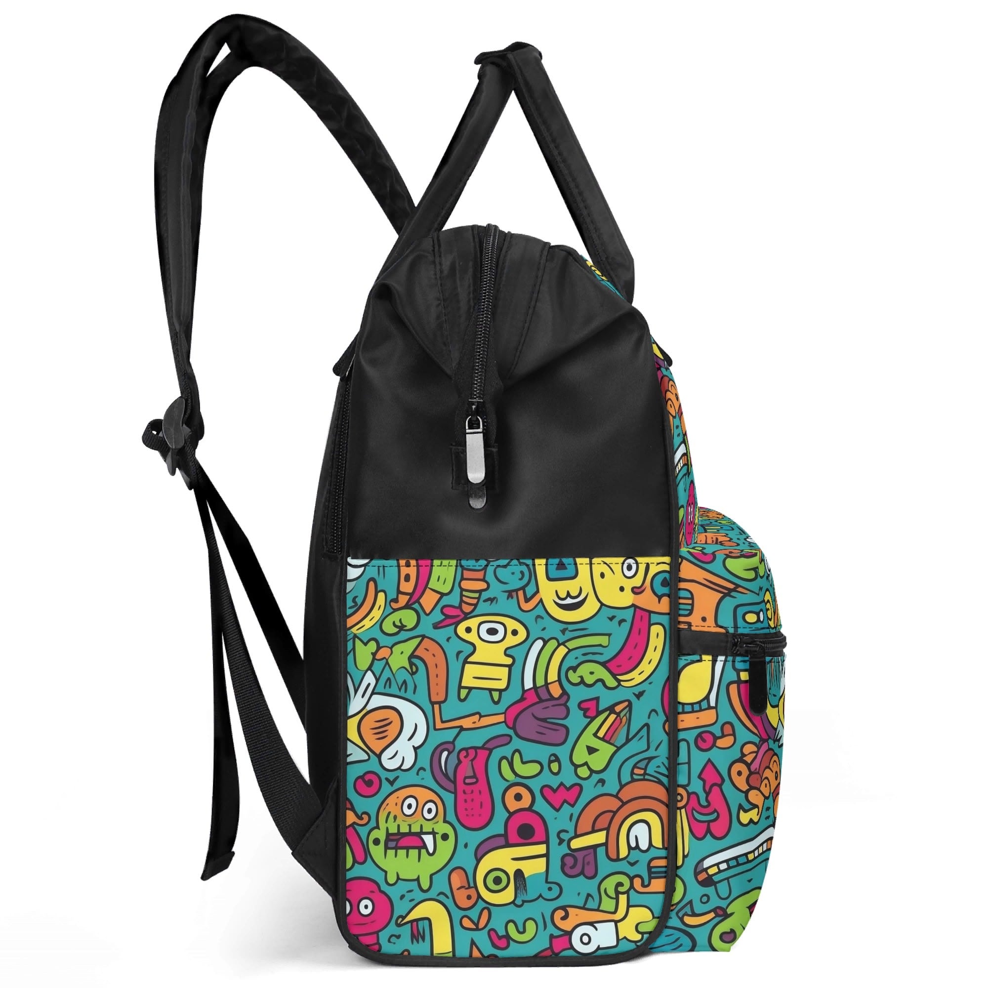 Crazy Characters Multi Pocket Backpack Multi Pocket Backpack Printed Offshore Sci Fi