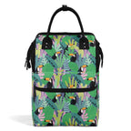 Bright Toucans Multi Pocket Backpack Default Title Multi Pocket Backpack animal Printed Offshore