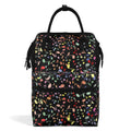 Quavers, Colourful Music Notes Multi Pocket Backpack Default Title Multi Pocket Backpack Music Printed Offshore