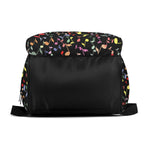 Quavers, Colourful Music Notes Multi Pocket Backpack Multi Pocket Backpack Music Printed Offshore