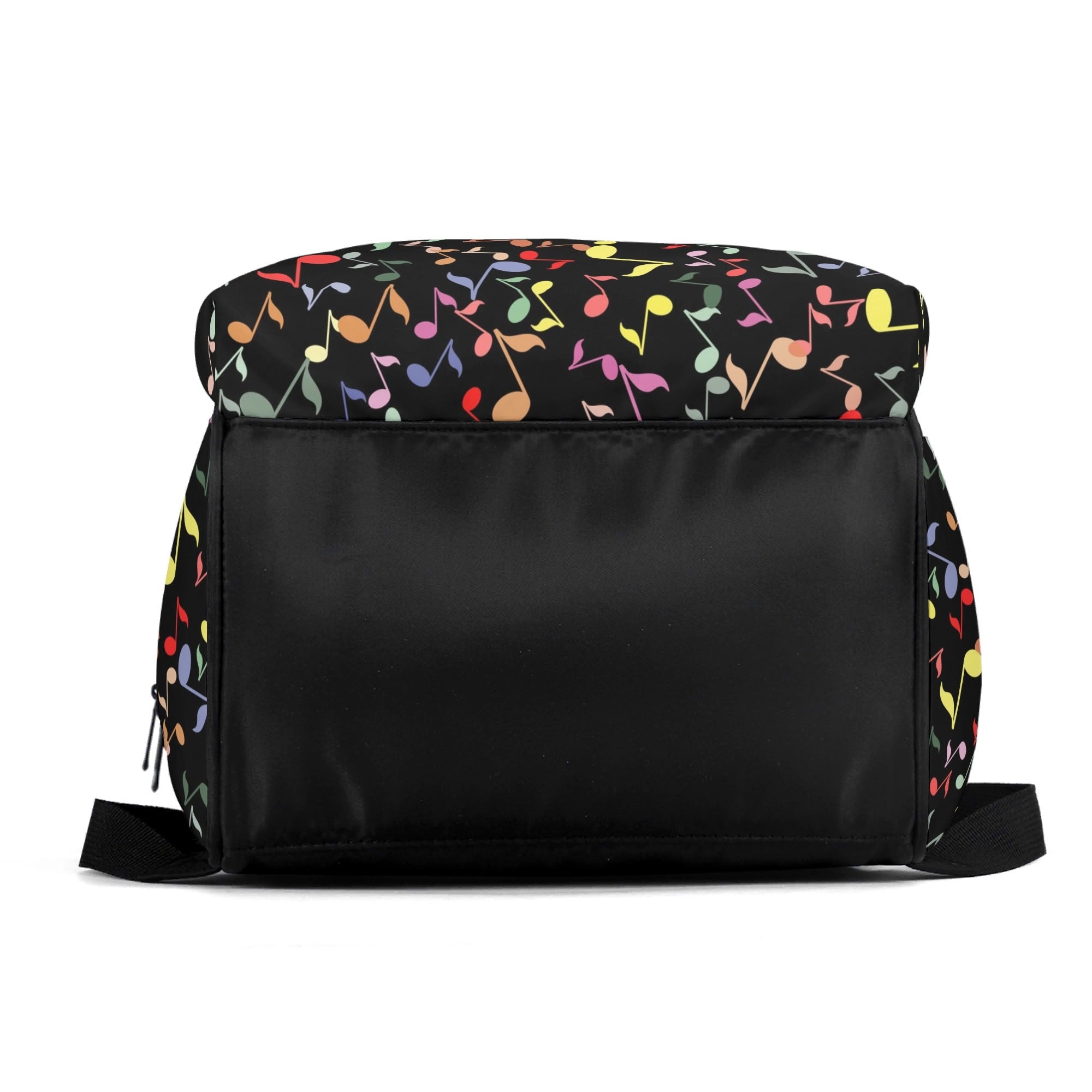 Quavers, Colourful Music Notes Multi Pocket Backpack Multi Pocket Backpack Music Printed Offshore