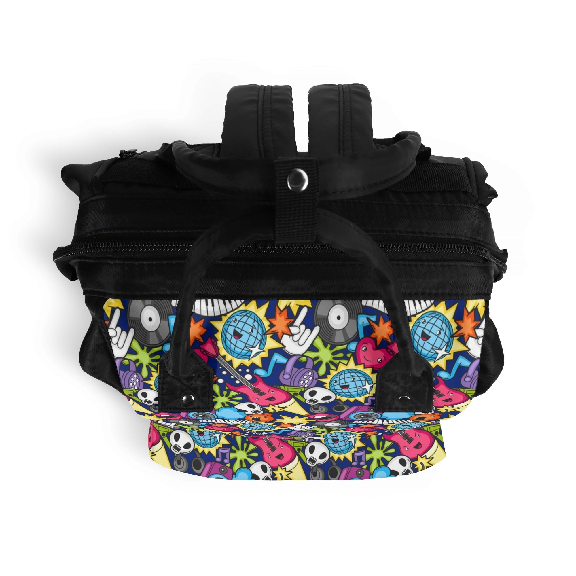 Sticker Music Multi Pocket Backpack Multi Pocket Backpack Music Printed Offshore