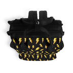 Lightning Bolts, Comic Book Multi Pocket Backpack Multi Pocket Backpack comic Printed Offshore