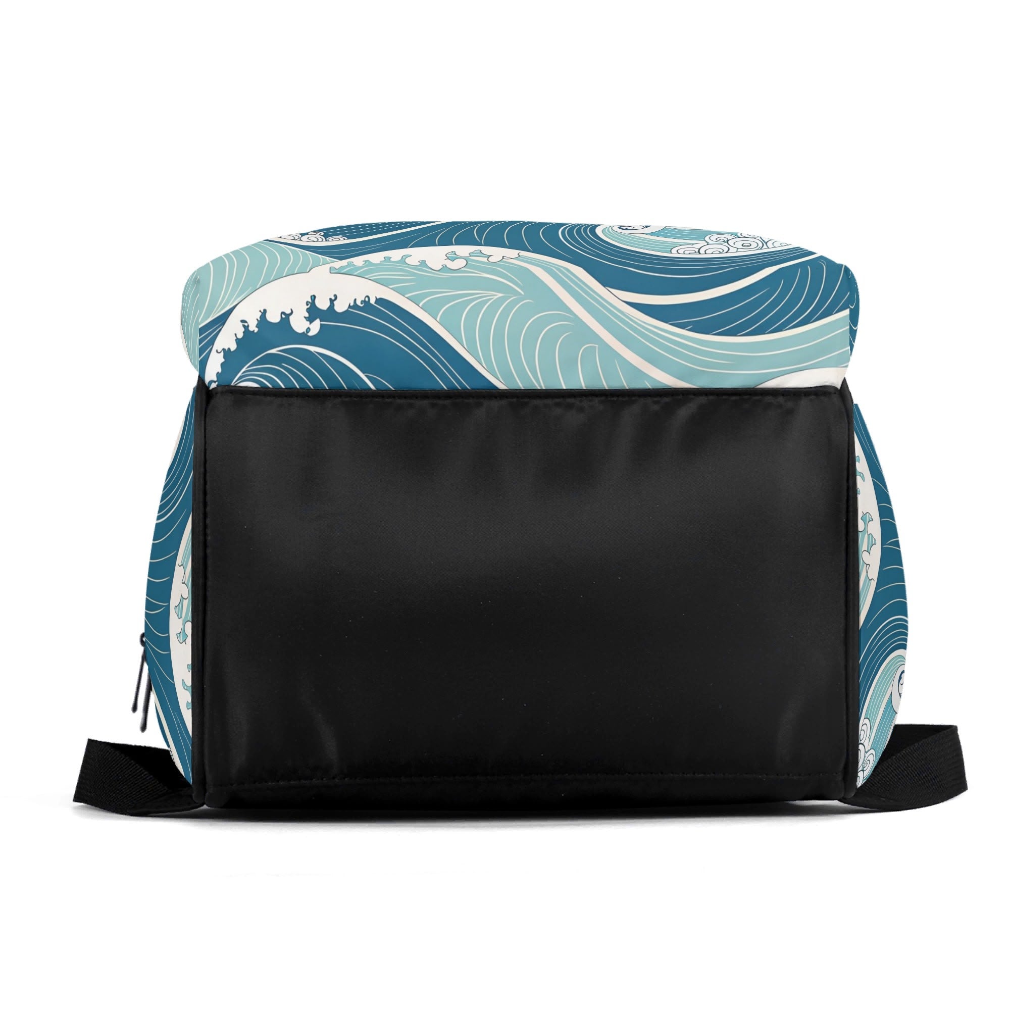 Ocean Waves Multi Pocket Backpack Multi Pocket Backpack Ocean Printed Offshore Surf