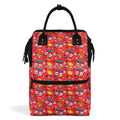 Comic Book Red Multi Pocket Backpack Default Title Multi Pocket Backpack comic Printed Offshore