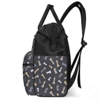 Chess Pattern Multi Pocket Backpack Multi Pocket Backpack Chess Printed Offshore
