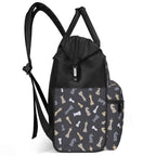 Chess Pattern Multi Pocket Backpack Multi Pocket Backpack Chess Printed Offshore