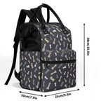 Chess Pattern Multi Pocket Backpack Multi Pocket Backpack Chess Printed Offshore