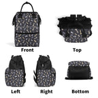 Chess Pattern Multi Pocket Backpack Multi Pocket Backpack Chess Printed Offshore