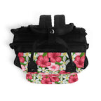 Hibiscus Multi Pocket Backpack Multi Pocket Backpack Plants Printed Offshore