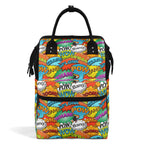 Comic Book 2 Multi Pocket Backpack Default Title Multi Pocket Backpack comic Printed Offshore