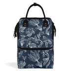 Blue Fish Multi Pocket Backpack Default Title Multi Pocket Backpack animal Printed Offshore