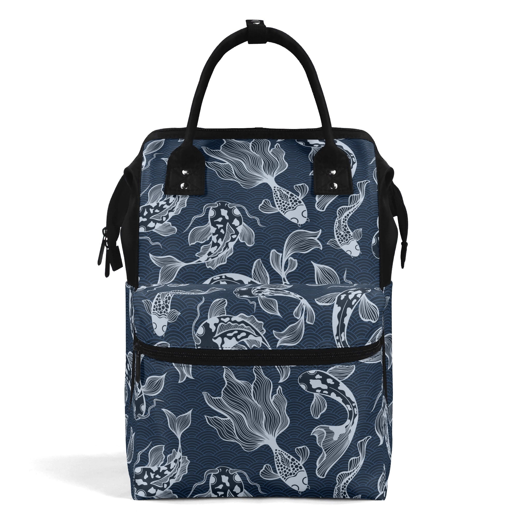 Blue Fish Multi Pocket Backpack Default Title Multi Pocket Backpack animal Printed Offshore