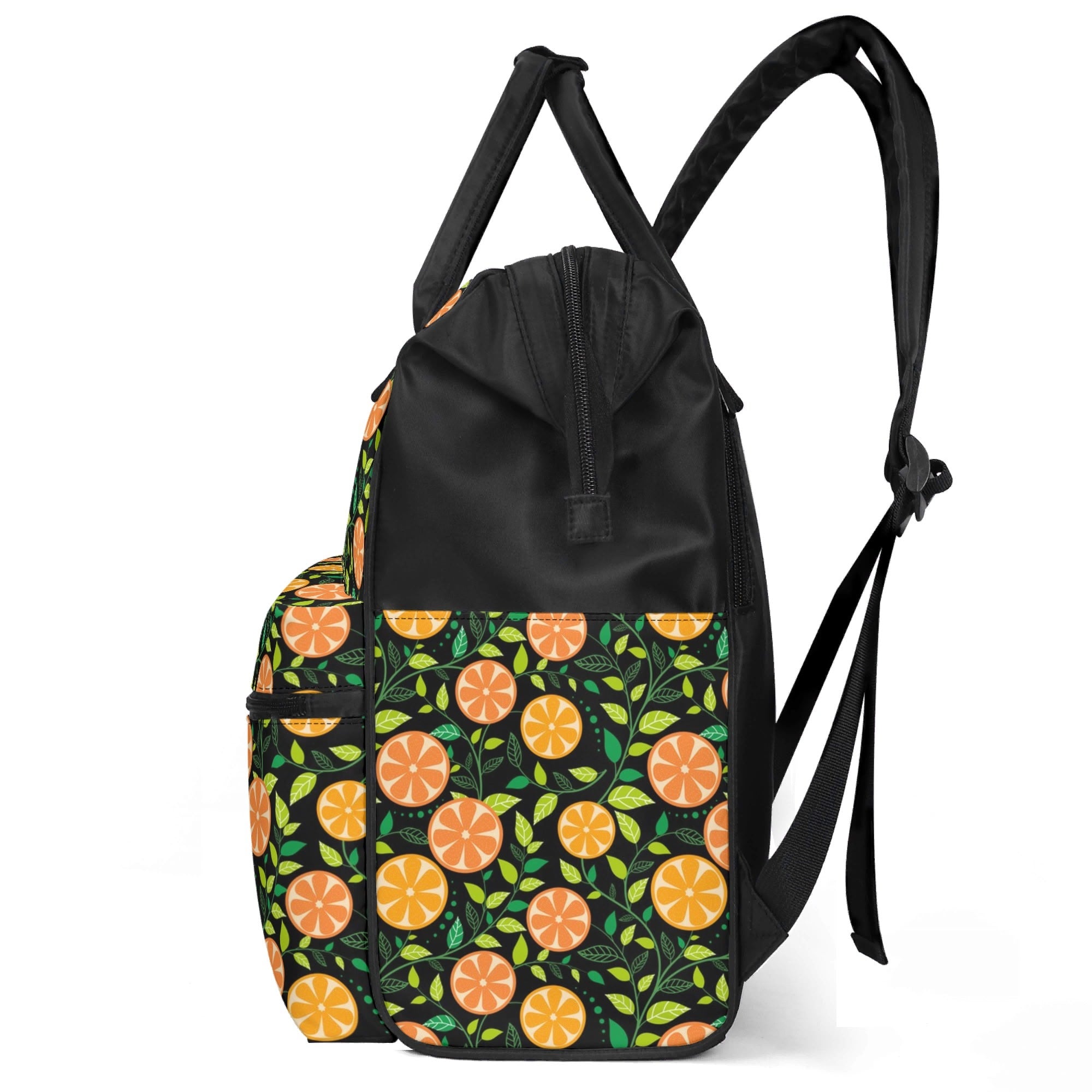 Oranges Multi Pocket Backpack Multi Pocket Backpack Food Printed Offshore