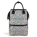 Animal Print In Colour Multi Pocket Backpack Default Title Multi Pocket Backpack animal Printed Offshore