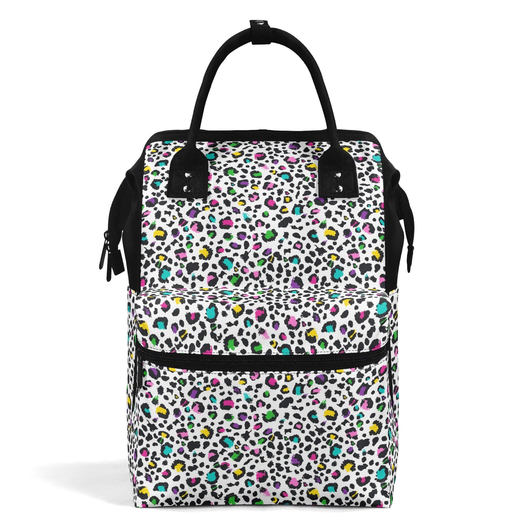 Animal Print In Colour Multi Pocket Backpack Default Title Multi Pocket Backpack animal Printed Offshore