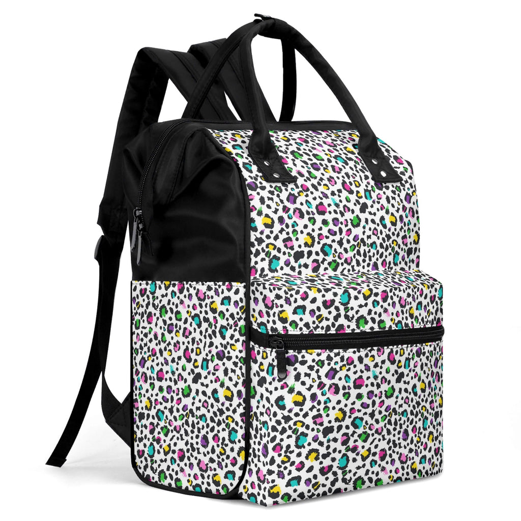 Animal Print In Colour Multi Pocket Backpack Multi Pocket Backpack animal Printed Offshore
