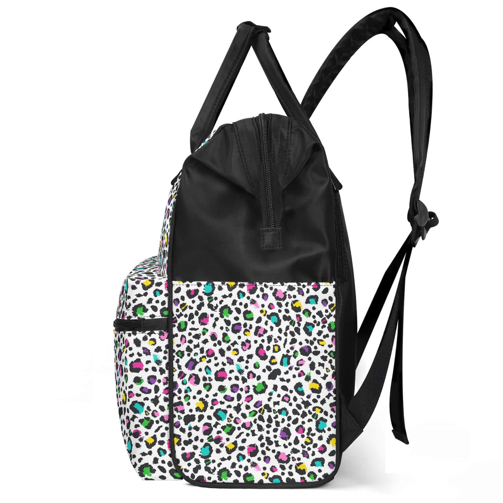 Animal Print In Colour Multi Pocket Backpack Multi Pocket Backpack animal Printed Offshore