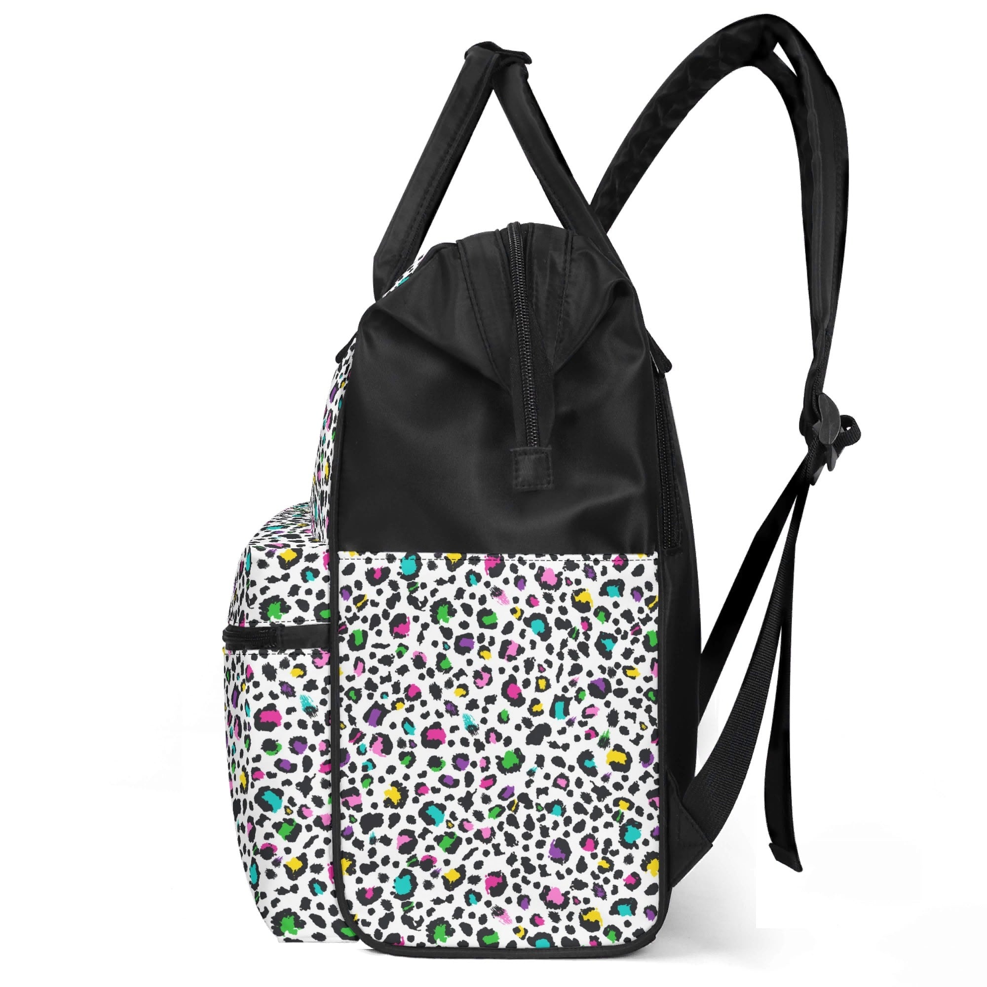 Animal Print In Colour Multi Pocket Backpack Multi Pocket Backpack animal Printed Offshore