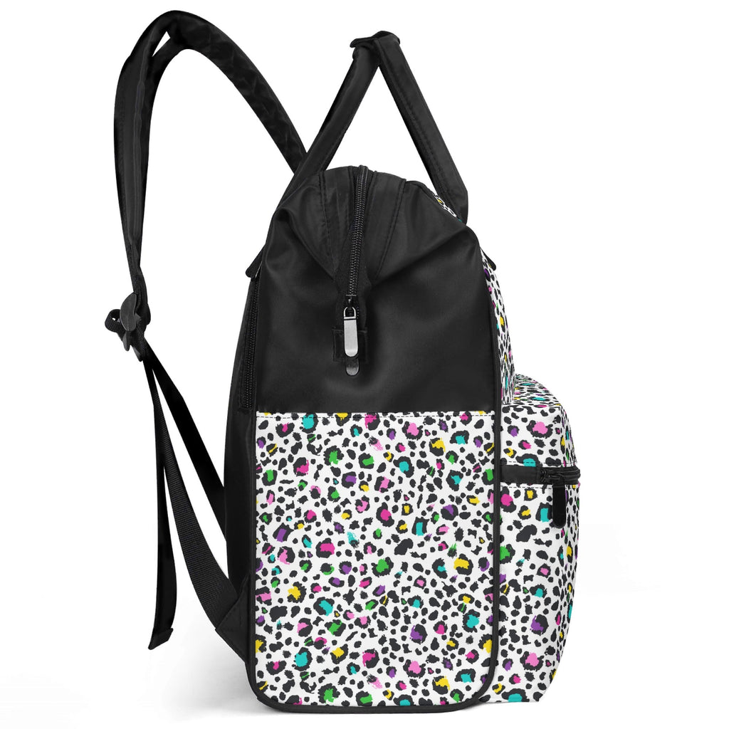 Animal Print In Colour Multi Pocket Backpack Multi Pocket Backpack animal Printed Offshore