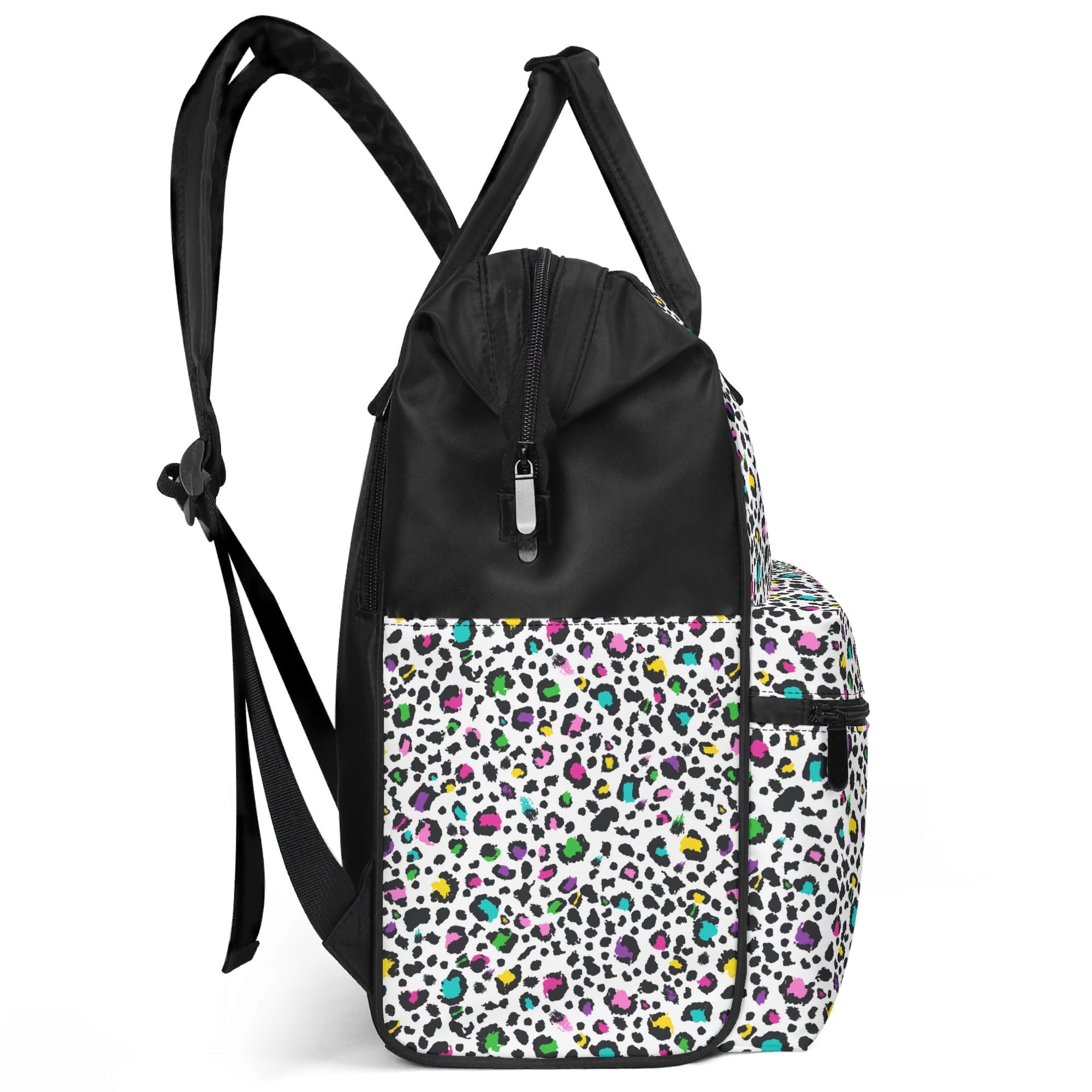 Animal Print In Colour Multi Pocket Backpack Multi Pocket Backpack animal Printed Offshore