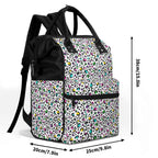 Animal Print In Colour Multi Pocket Backpack Multi Pocket Backpack animal Printed Offshore