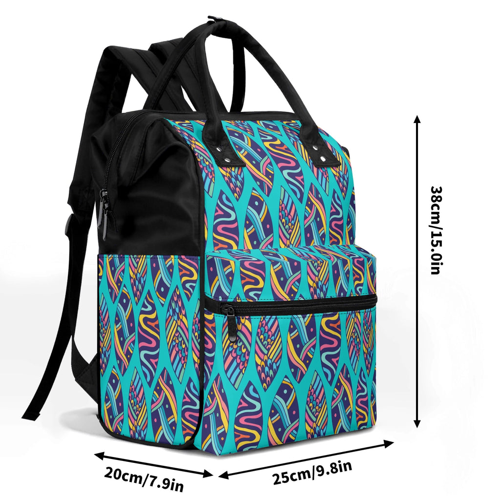 Surfboards Multi Pocket Backpack Multi Pocket Backpack Printed Offshore Surf
