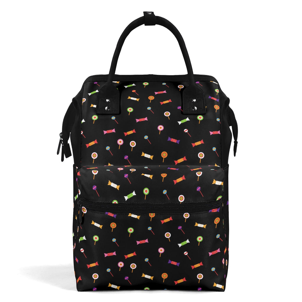 Candy Multi Pocket Backpack Default Title Multi Pocket Backpack Food Printed Offshore