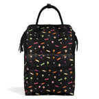 Candy Multi Pocket Backpack Default Title Multi Pocket Backpack Food Printed Offshore