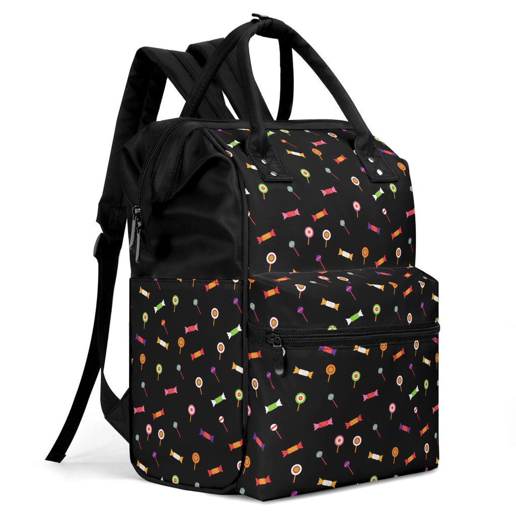 Candy Multi Pocket Backpack Multi Pocket Backpack Food Printed Offshore