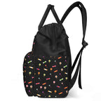 Candy Multi Pocket Backpack Multi Pocket Backpack Food Printed Offshore