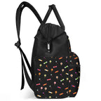 Candy Multi Pocket Backpack Multi Pocket Backpack Food Printed Offshore