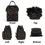 Candy Multi Pocket Backpack Multi Pocket Backpack Food Printed Offshore