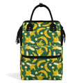 Happy Bananas Multi Pocket Backpack Default Title Multi Pocket Backpack Food Printed Offshore