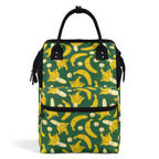 Happy Bananas Multi Pocket Backpack Default Title Multi Pocket Backpack Food Printed Offshore
