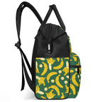 Happy Bananas Multi Pocket Backpack Multi Pocket Backpack Food Printed Offshore
