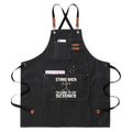 Stand Back, Im Going To Try Science Unisex Canvas Cross Back Chef Apron with Large Pockets Black Canvas Apron Printed Offshore Science