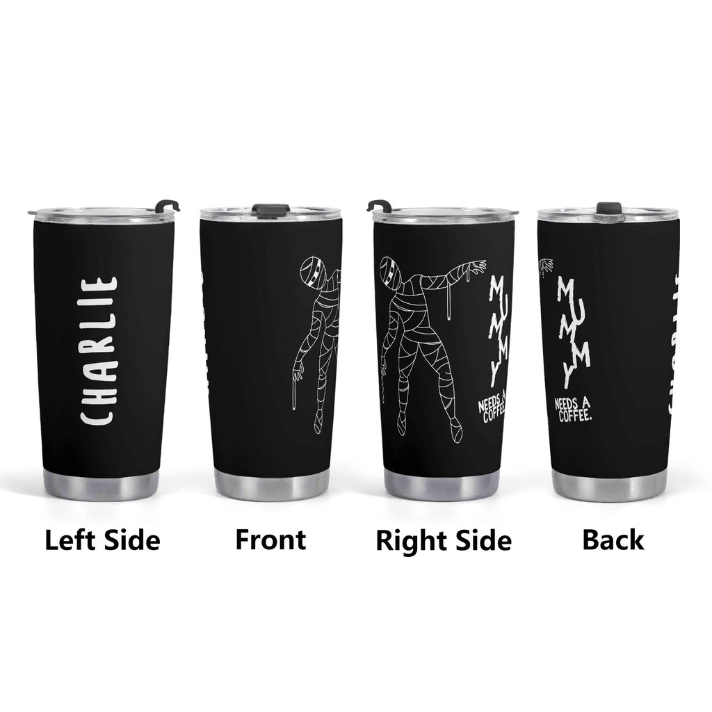 Personalised Mummy Needs A Coffee Stainless Steel 20oz Travel Mug Personalised 20oz Travel Mug Coffee Mum Printed Offshore