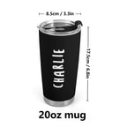 Personalised Mummy Needs A Coffee Stainless Steel 20oz Travel Mug Personalised 20oz Travel Mug Coffee Mum Printed Offshore