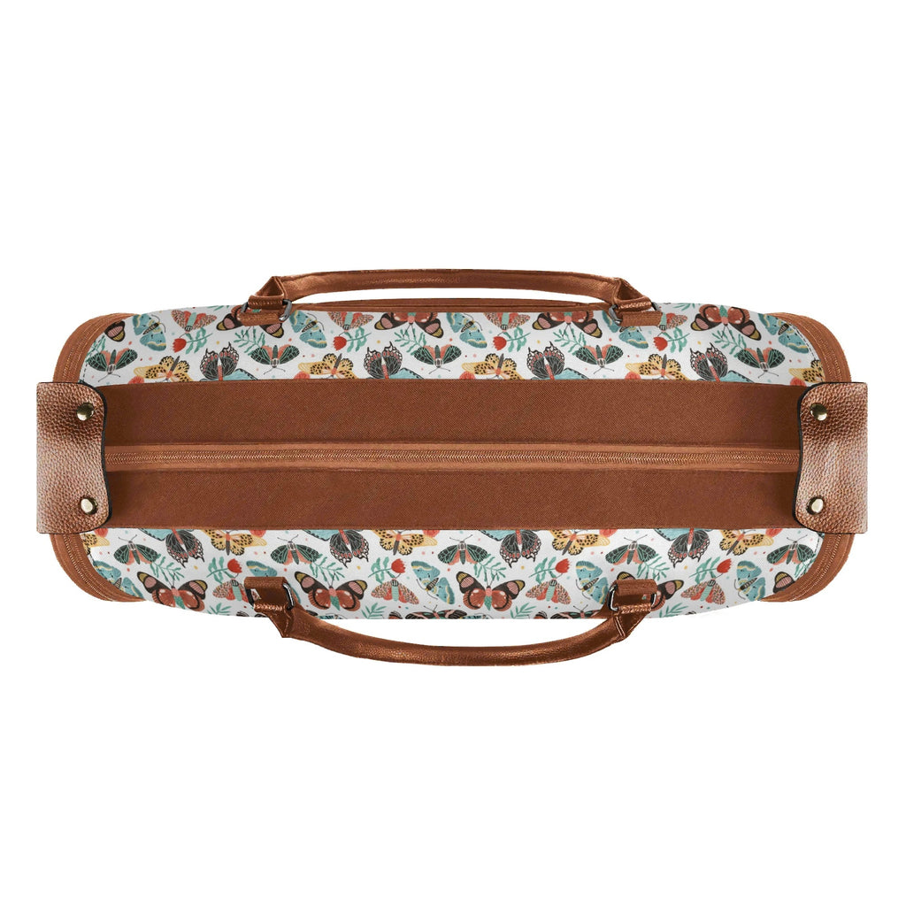 Personalised Pretty Moths And Butterflies Foldable Travel Bag Personalised Foldable Travel Bag animal Printed Offshore