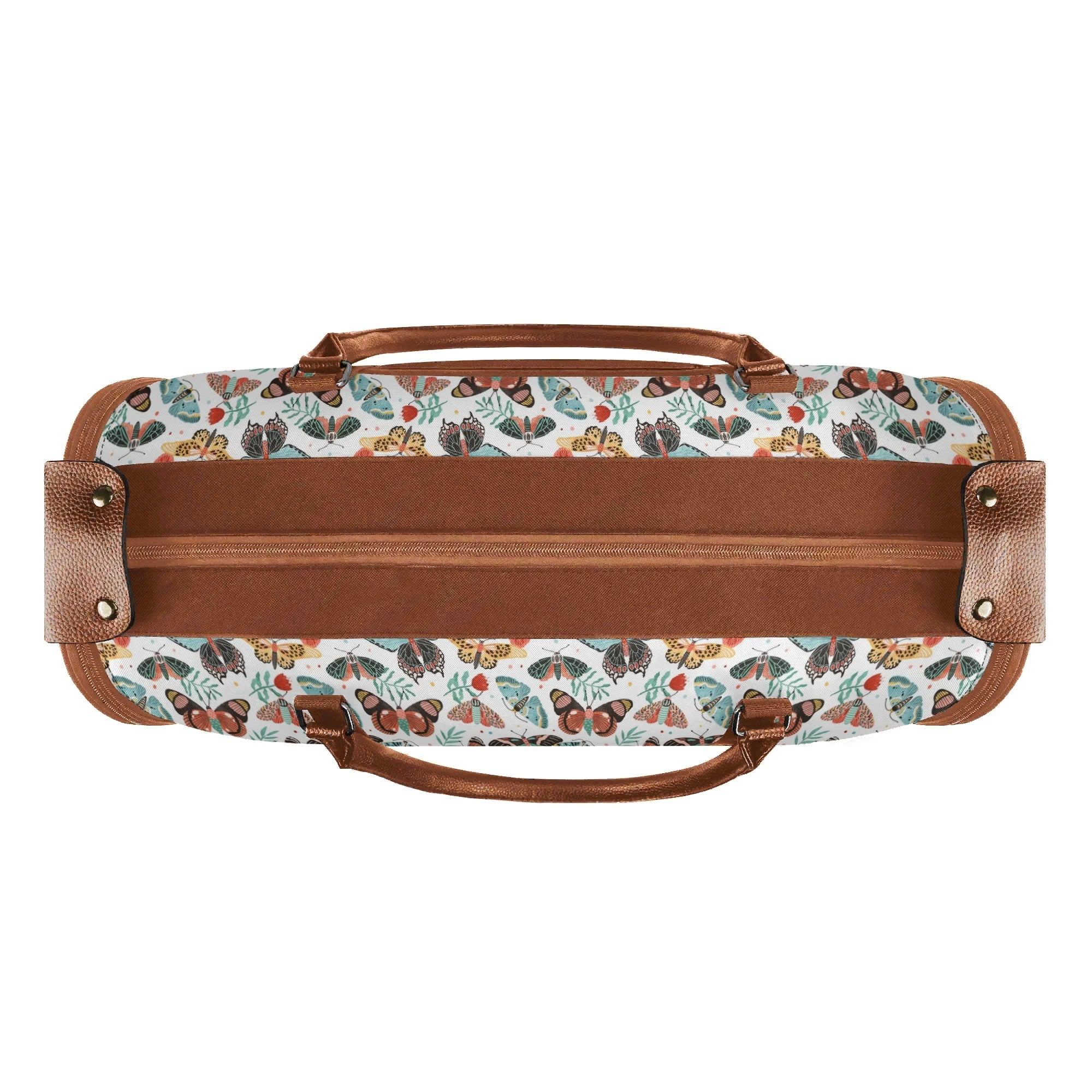 Personalised Pretty Moths And Butterflies Foldable Travel Bag Personalised Foldable Travel Bag animal Printed Offshore