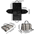 Personalised Pretty Moths And Butterflies Foldable Travel Bag Personalised Foldable Travel Bag animal Printed Offshore