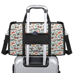 Personalised Pretty Moths And Butterflies Foldable Travel Bag Personalised Foldable Travel Bag animal Printed Offshore