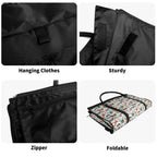 Personalised Pretty Moths And Butterflies Foldable Travel Bag Personalised Foldable Travel Bag animal Printed Offshore