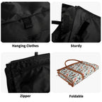 Personalised Pretty Moths And Butterflies Foldable Travel Bag Personalised Foldable Travel Bag animal Printed Offshore