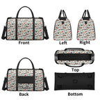 Personalised Pretty Moths And Butterflies Foldable Travel Bag Personalised Foldable Travel Bag animal Printed Offshore